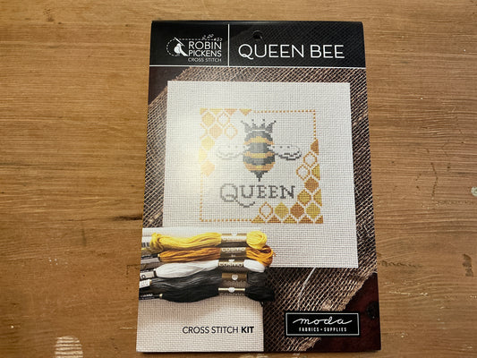 Queen bee cross stitch kit