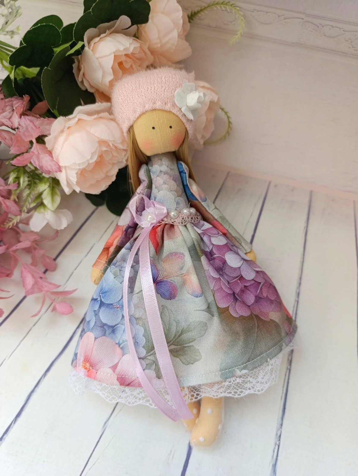 Kaitlyn Doll, Handmade Doll, Cloth Doll, Fabric Doll,