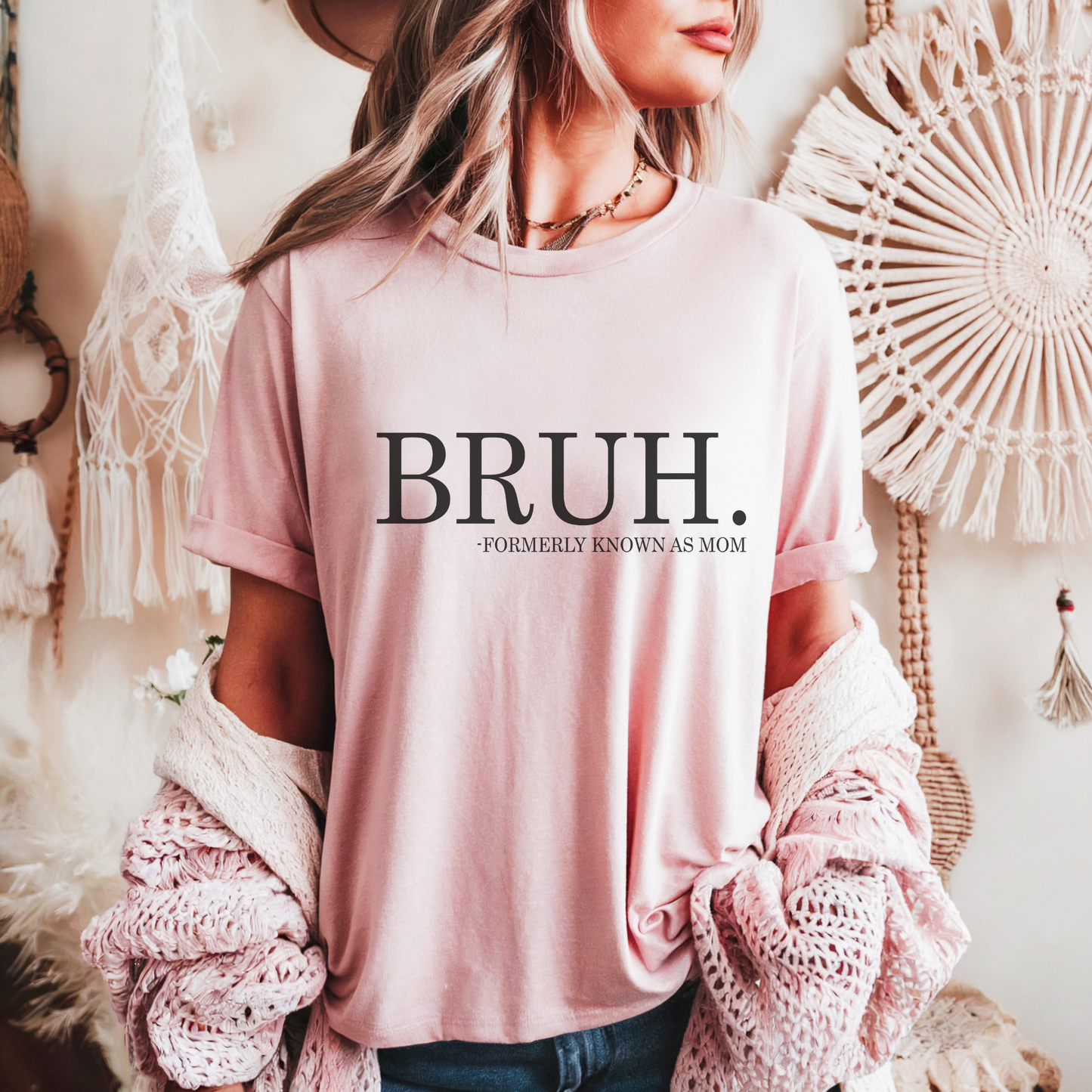 Bruh "Formerly Known as Mom" Mother's Day Graphic Tee