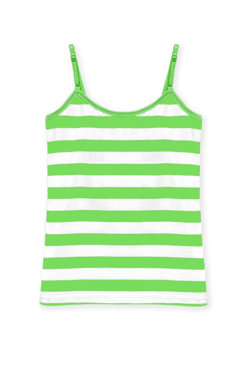 GKT-16057BB Girl's Cami Tank w/ Stripe Print
