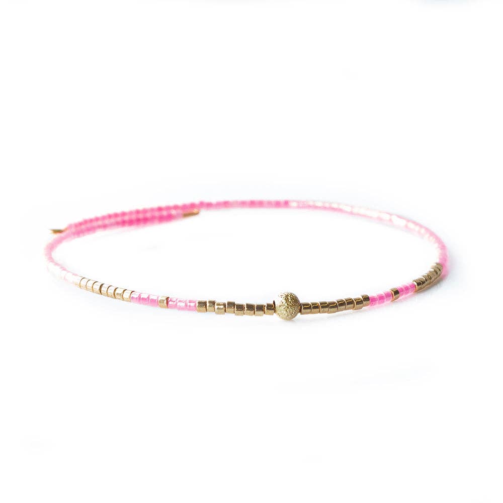 Sprinkles Bangle-Hot Pink