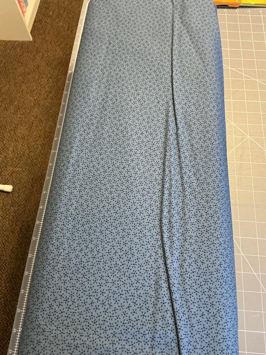 Flower toss blue 104D