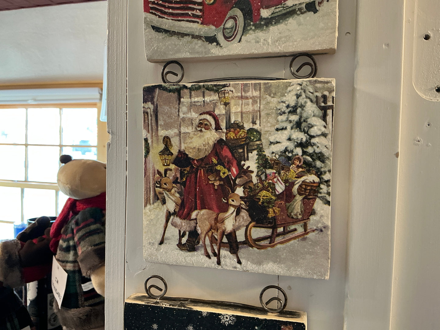 Christmas Shelf Sitters with decorative top