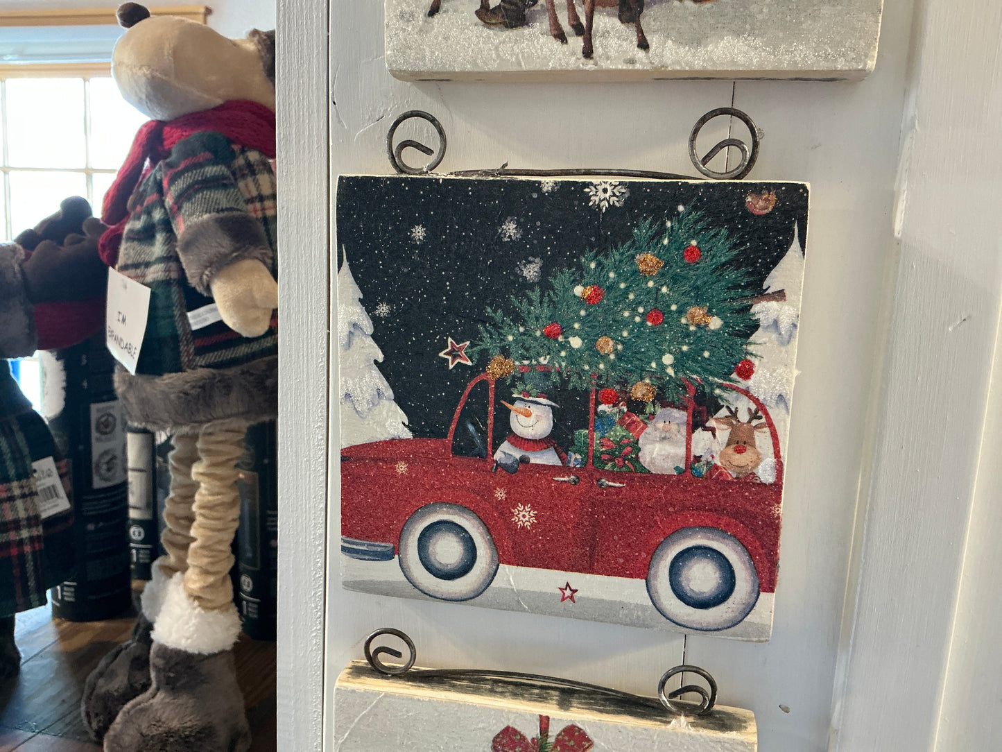 Christmas Shelf Sitters with decorative top