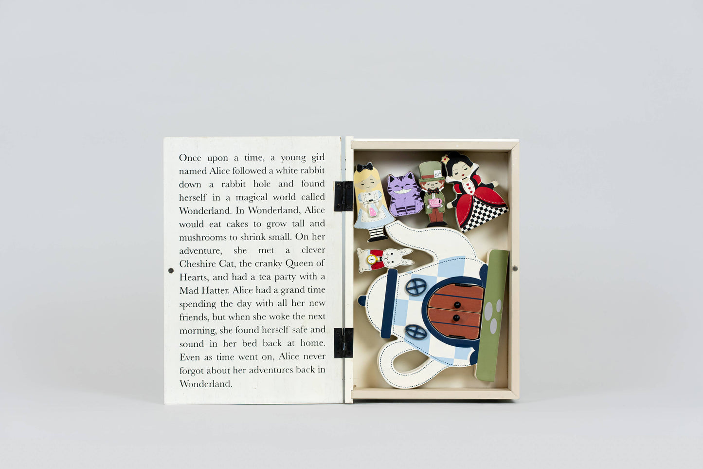 12087 - 8x12 woodland storybook gift set/7 (ALICE WONDERLAND
