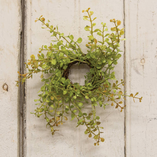 Baby's Grass Candle Ring 9" Light Green