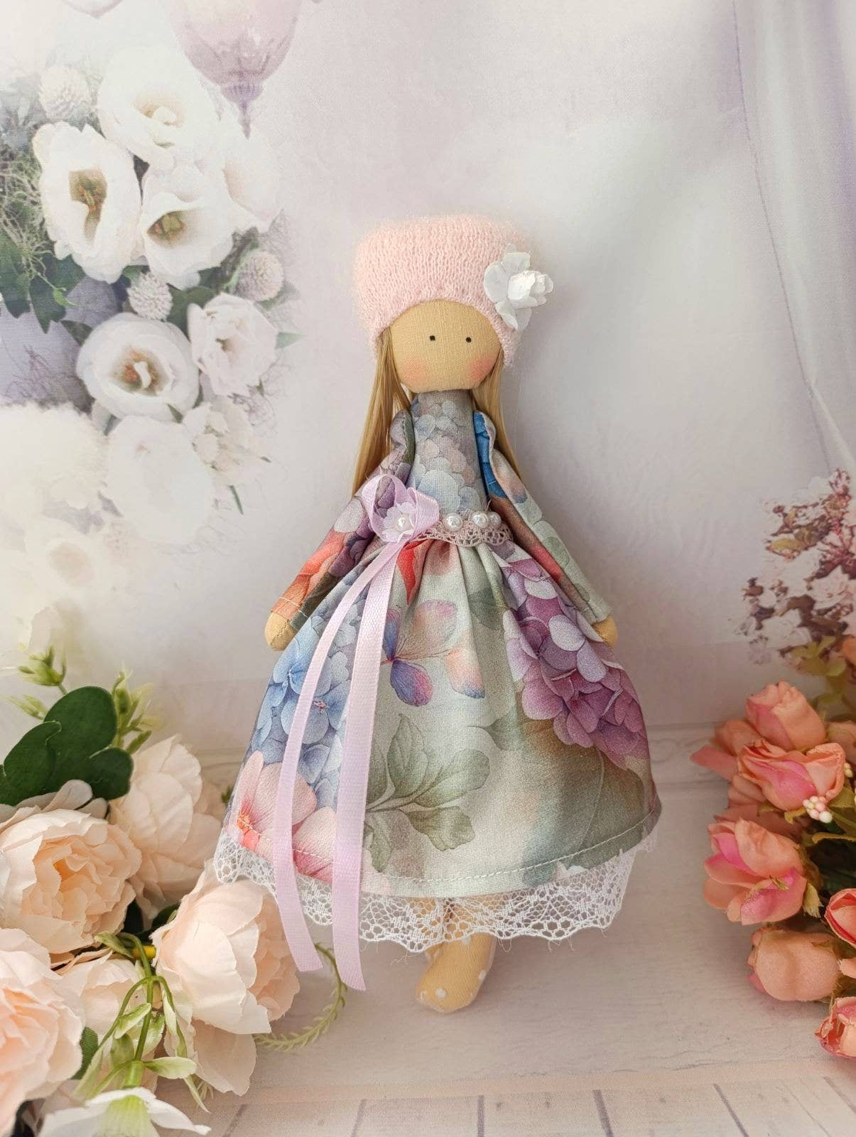 Kaitlyn Doll, Handmade Doll, Cloth Doll, Fabric Doll,
