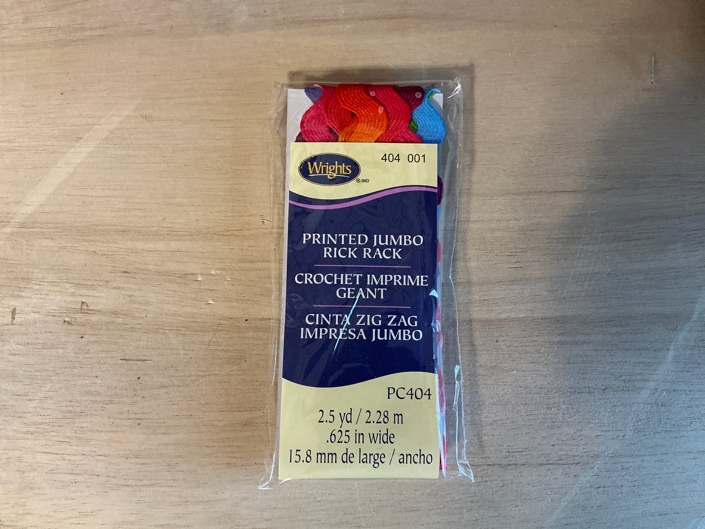 Jumbo Rick rack rainbow