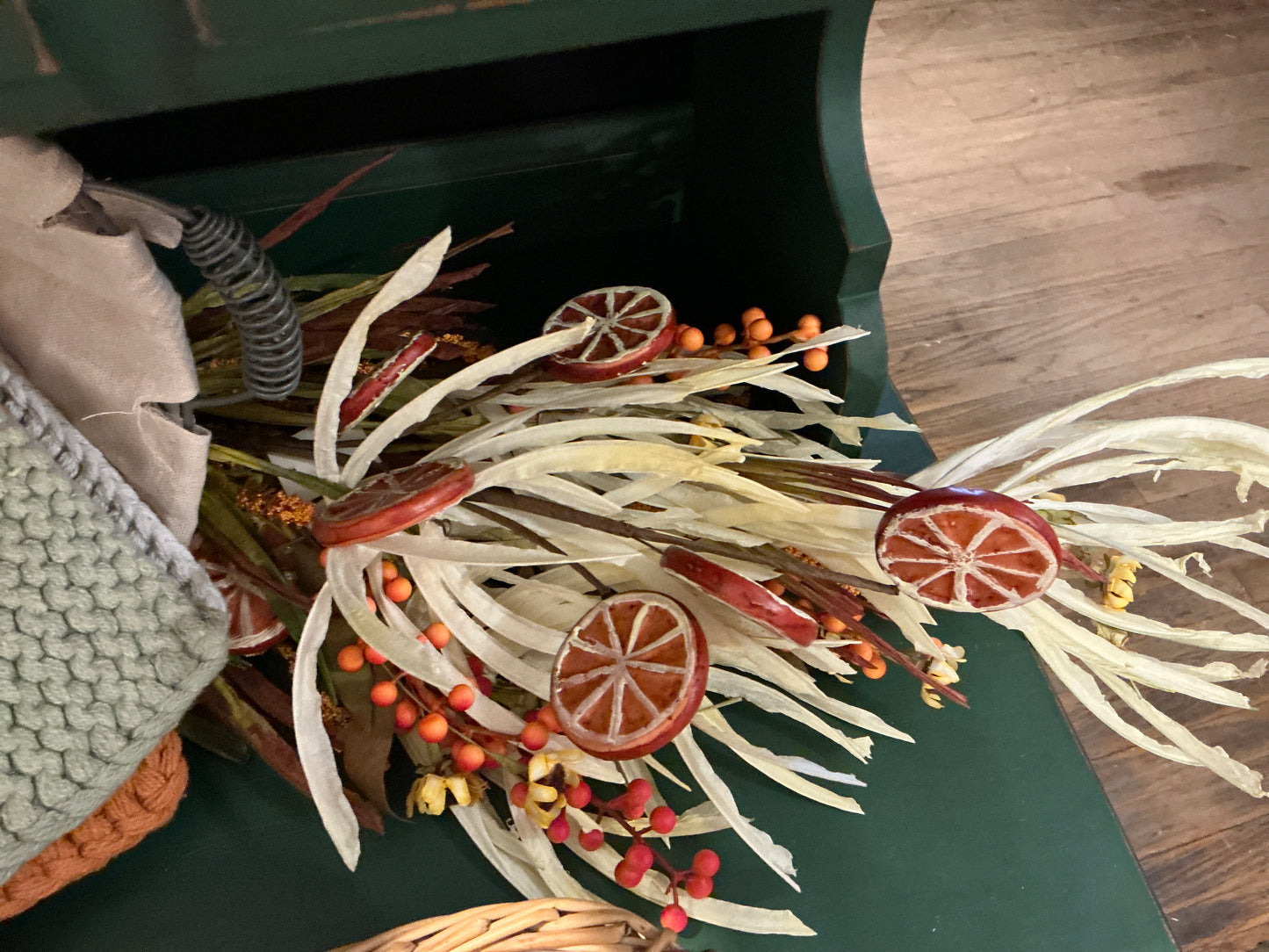 Faux orange slices 20”