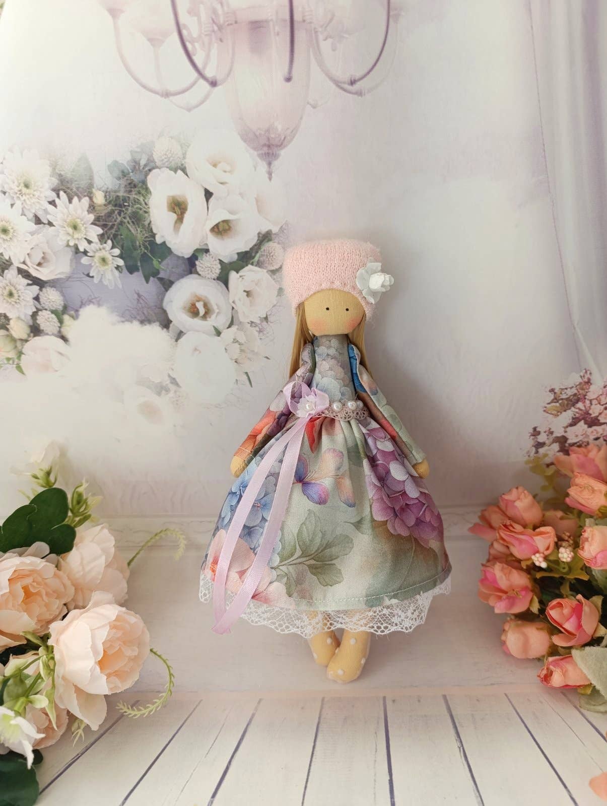 Kaitlyn Doll, Handmade Doll, Cloth Doll, Fabric Doll,