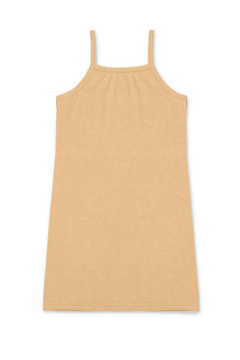 GKD-3061B Girl's Ribbed Tank Dress