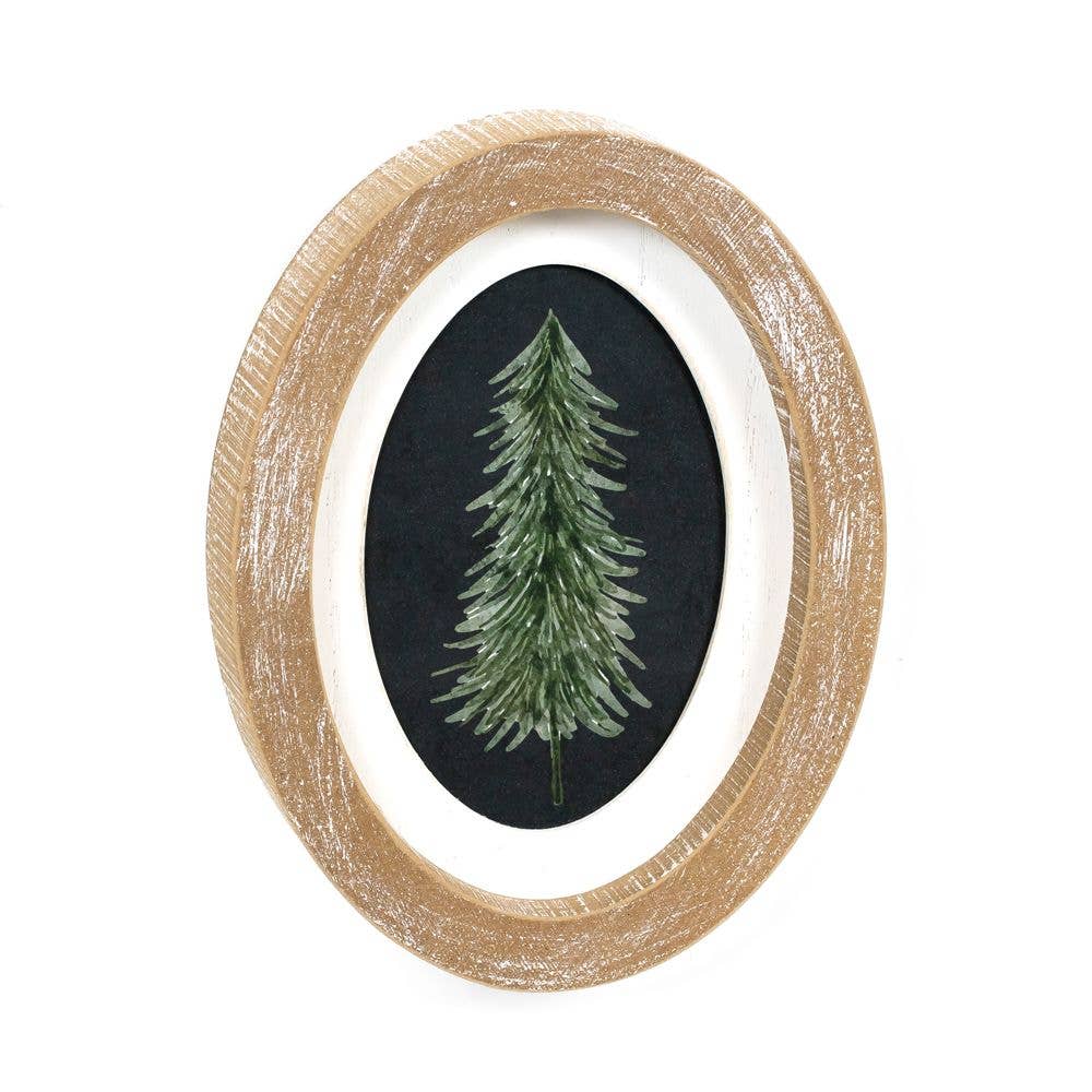 60279 - 6x8 wood frame sign (PINE) FALL WINTER DECOR