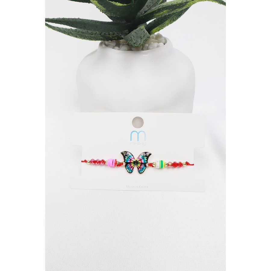 Butterfly String Adjustable Bracelet