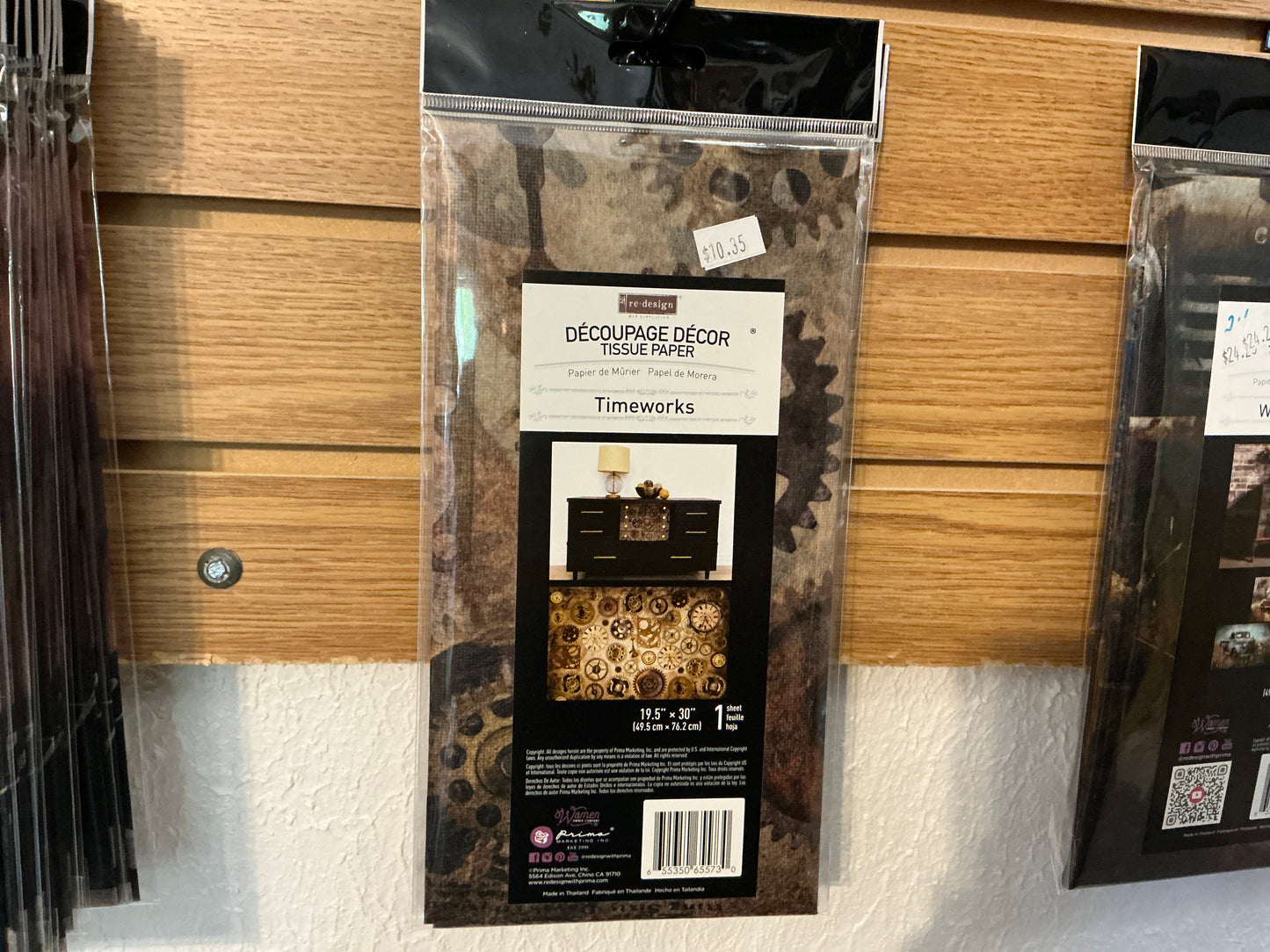 Time works Decoupage Paper