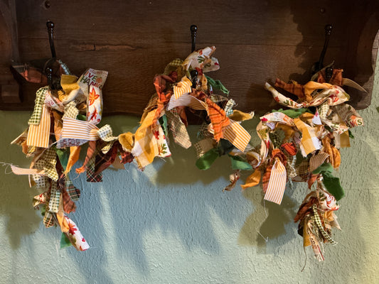 Fall fabric garlands