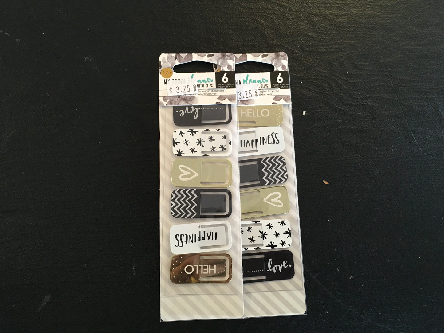 My prima planner metal clips