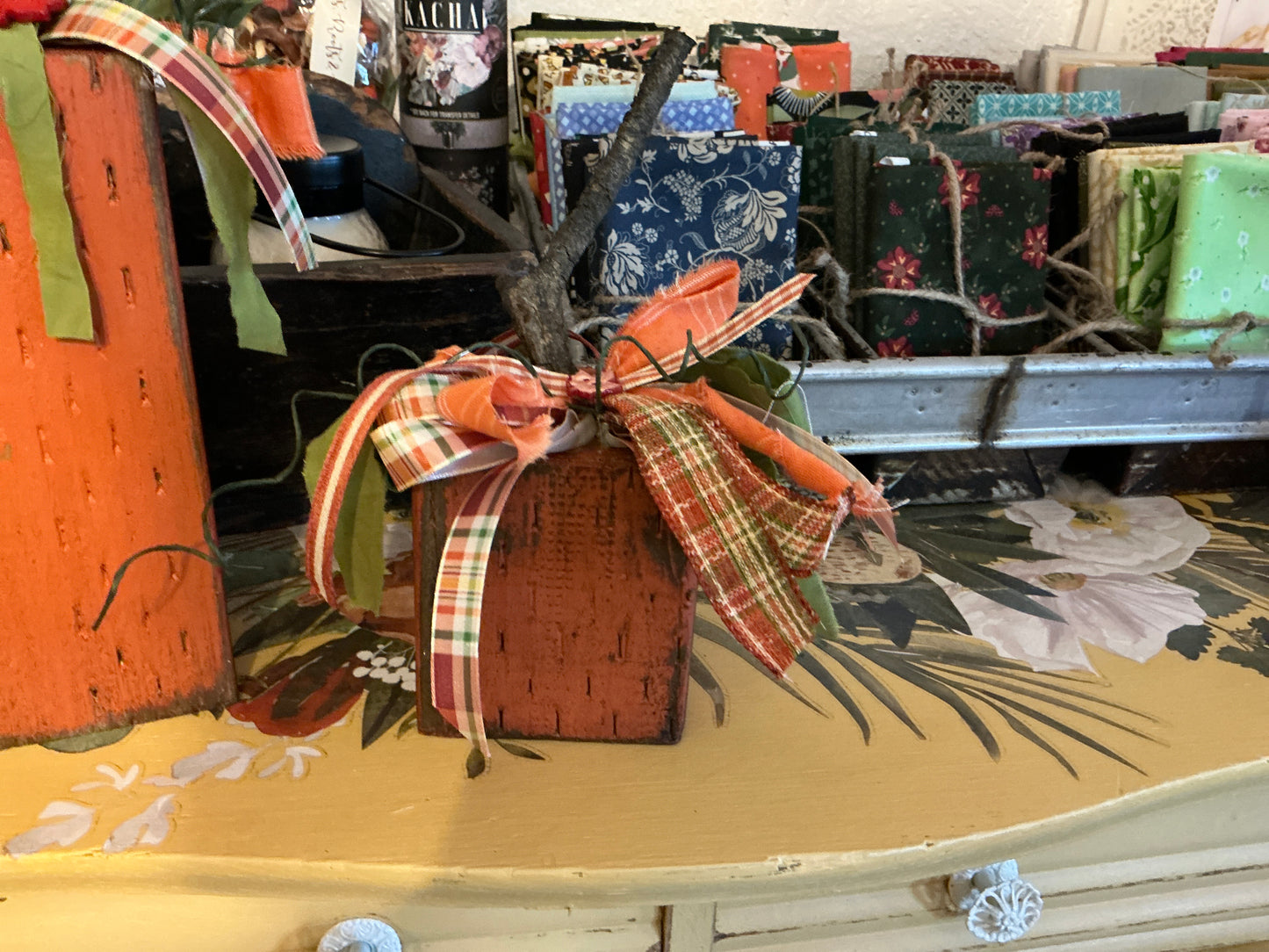 pumpkin blocks small 4”