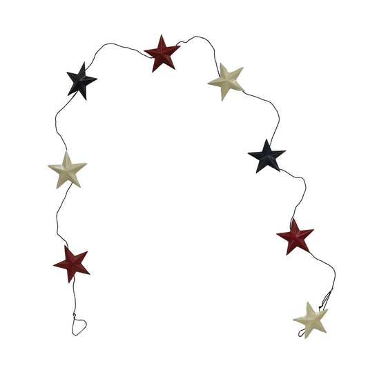 Americana Star Garland 60"