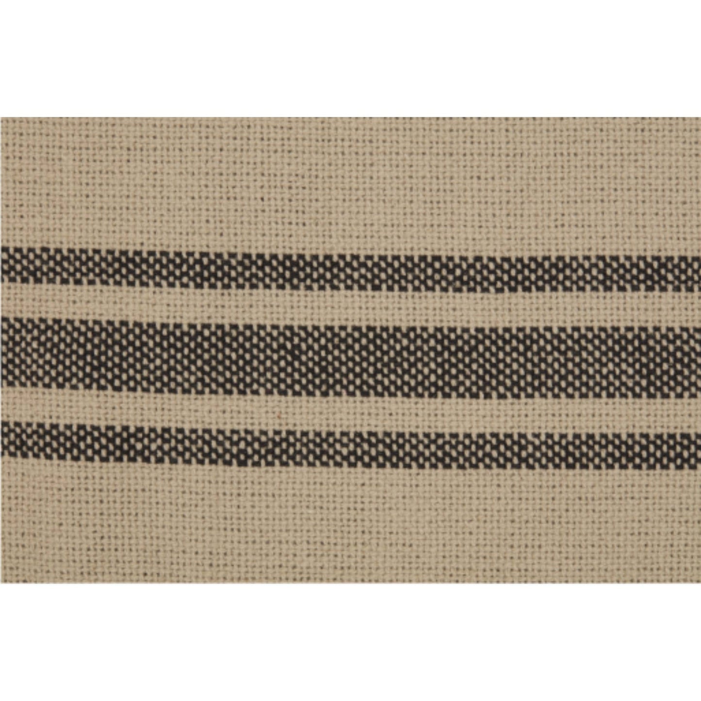 Mill House Stripe Black Runner 72Lx16W