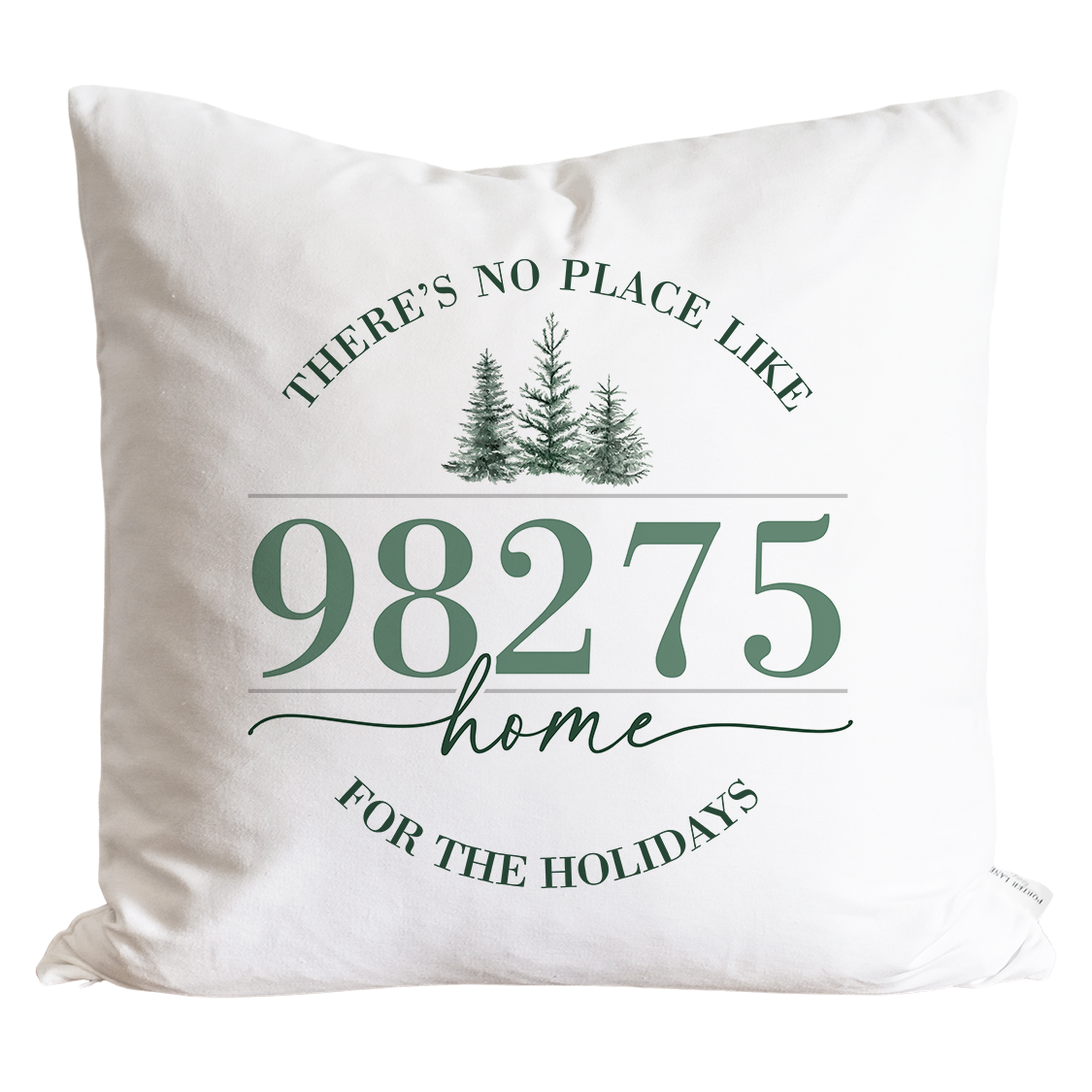 Custom Home for the holidays Pillow Cover