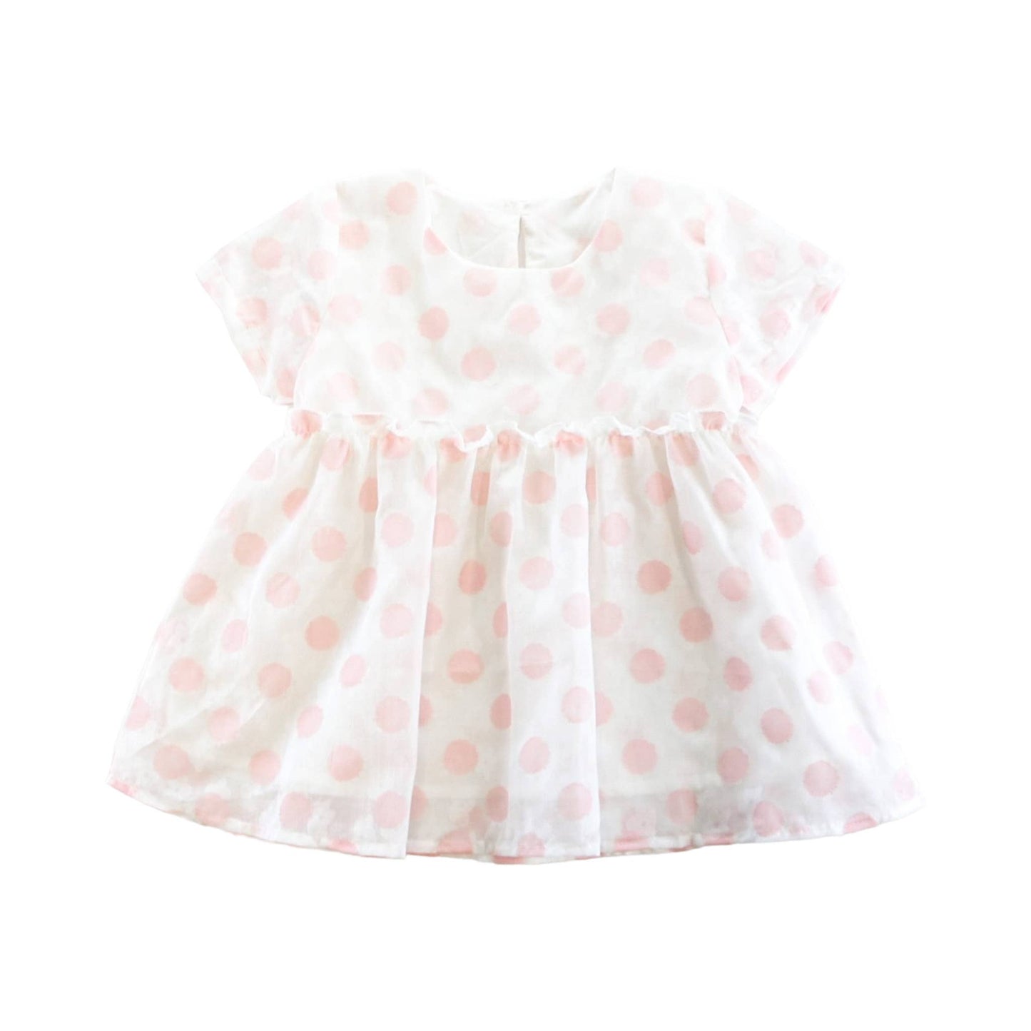 S50 13051-T Dotted Sheer Blouse (2 Colors)