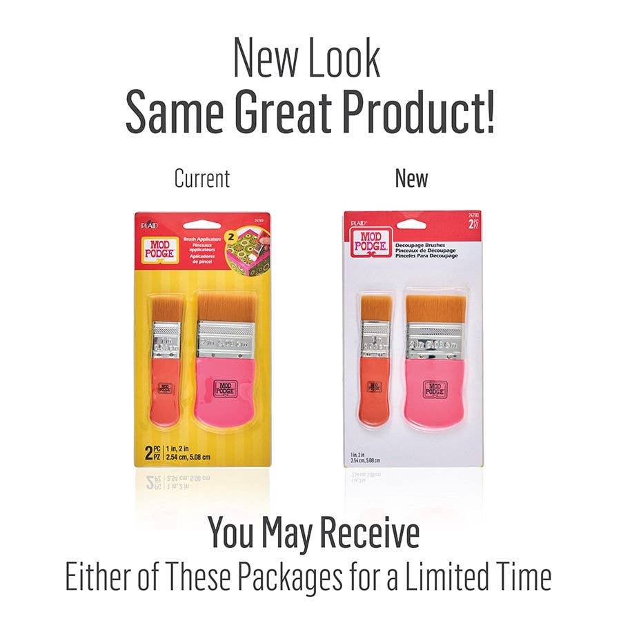 Mod Podge ® Decoupage Brushes - 2-Piece