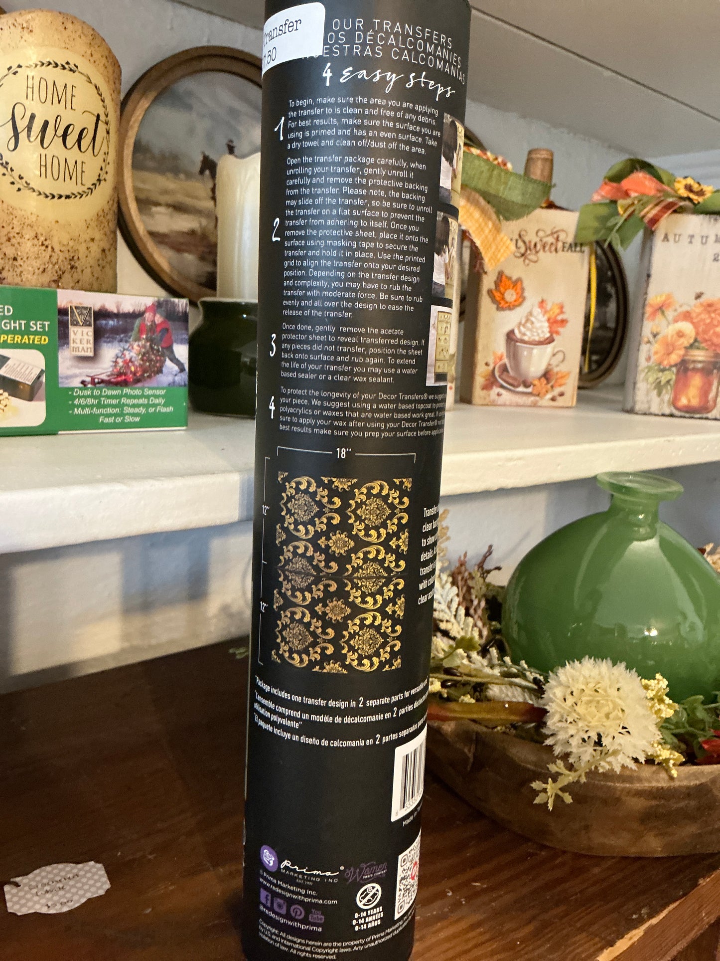 House of damask transfer