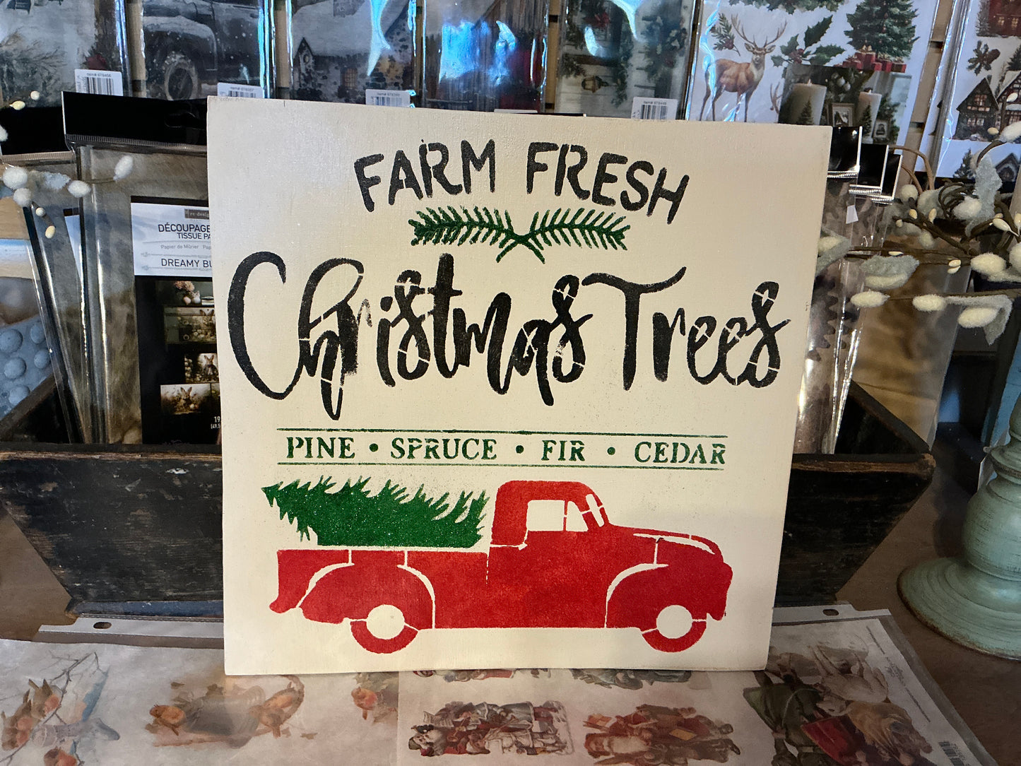 12” x 12” Christmas Signs