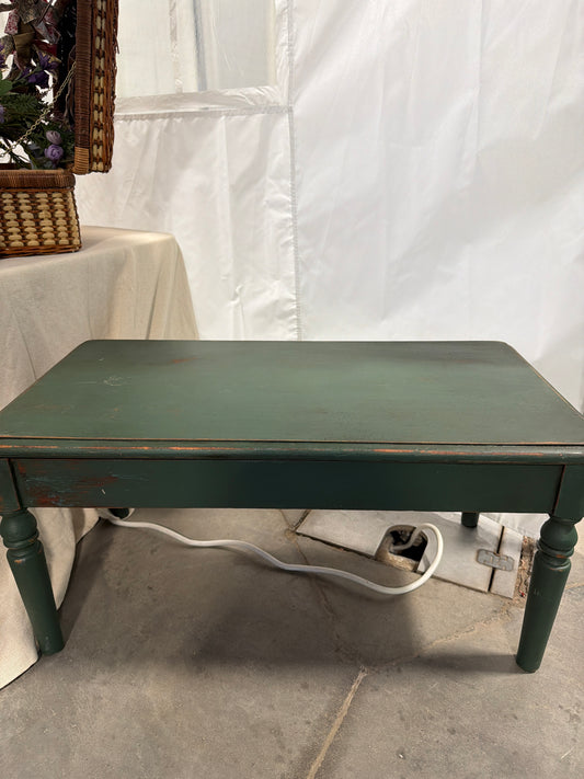 Antique Green Bench