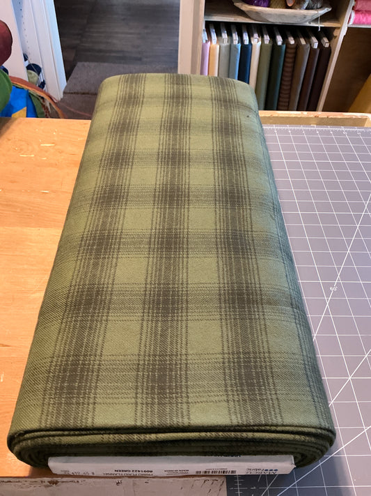 Primo plaid flannel green