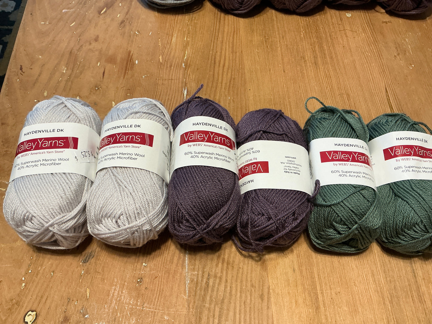 Valley yarn haydenville dk