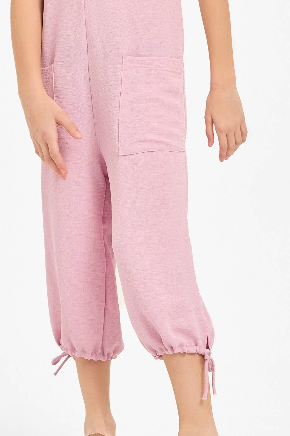 Adjustable Shoulder Tie Strap Balloon Jumpsuit / Overall