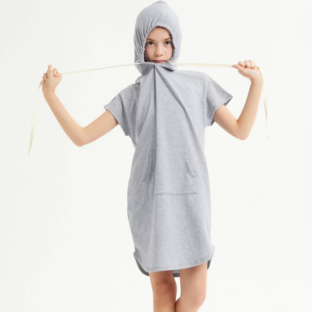 Kangaroo Pocket Hoodie Dress