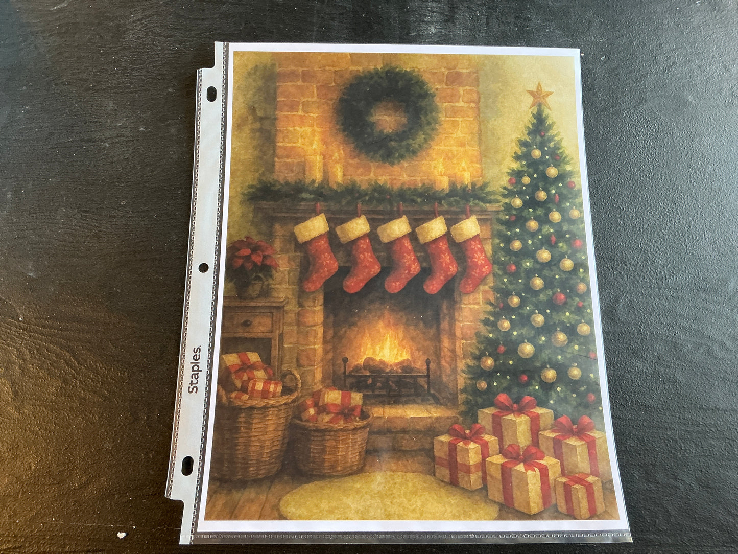 Christmas Card stock Scene