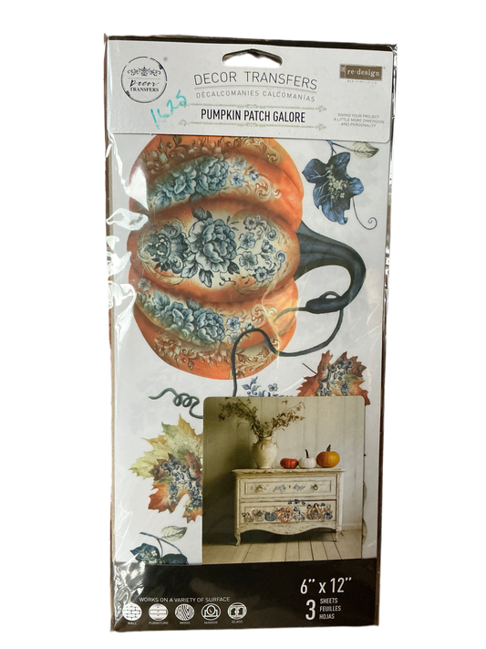 Decor transfers pumpkin patch galore