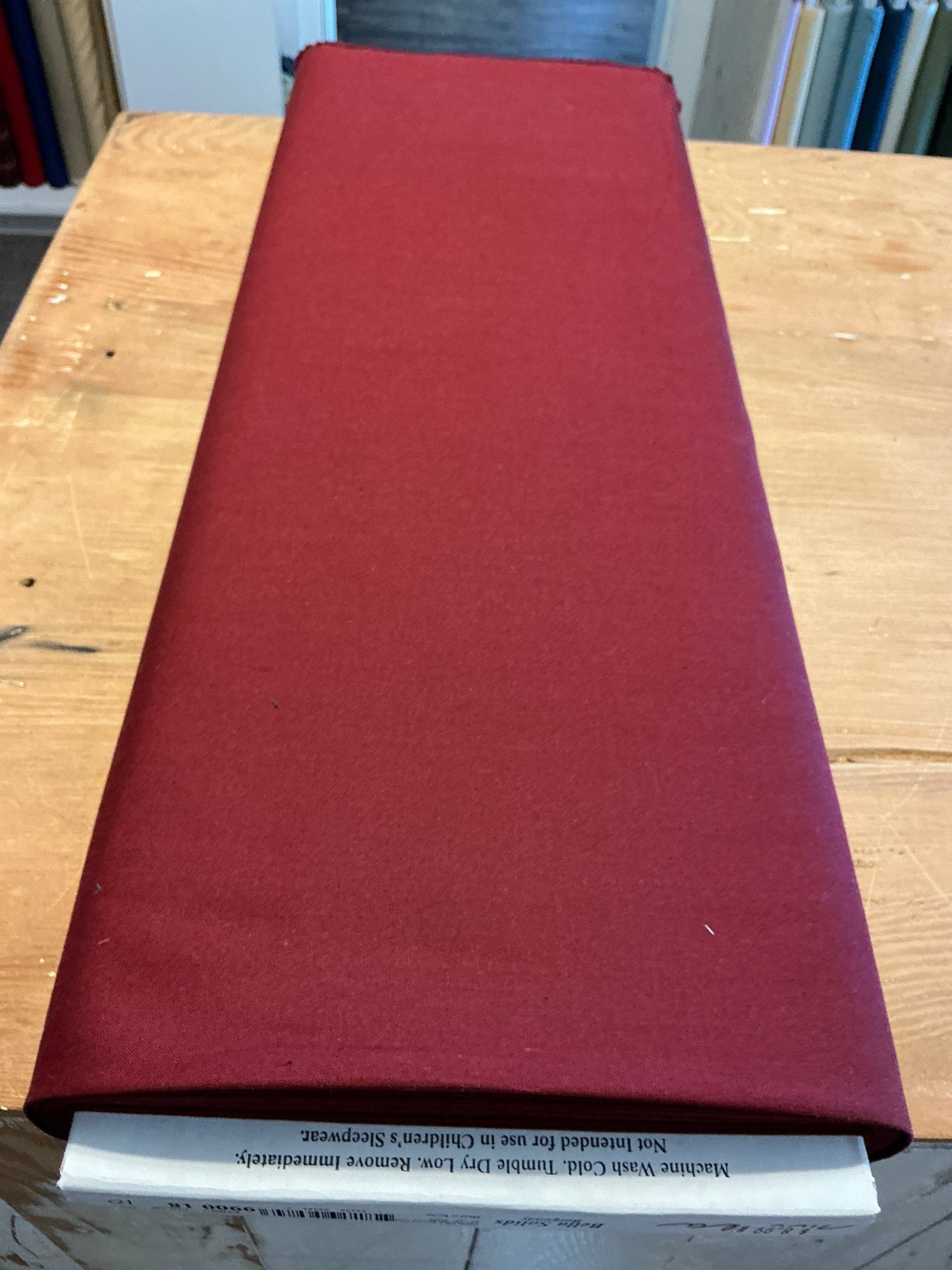 Bella solids burgandy