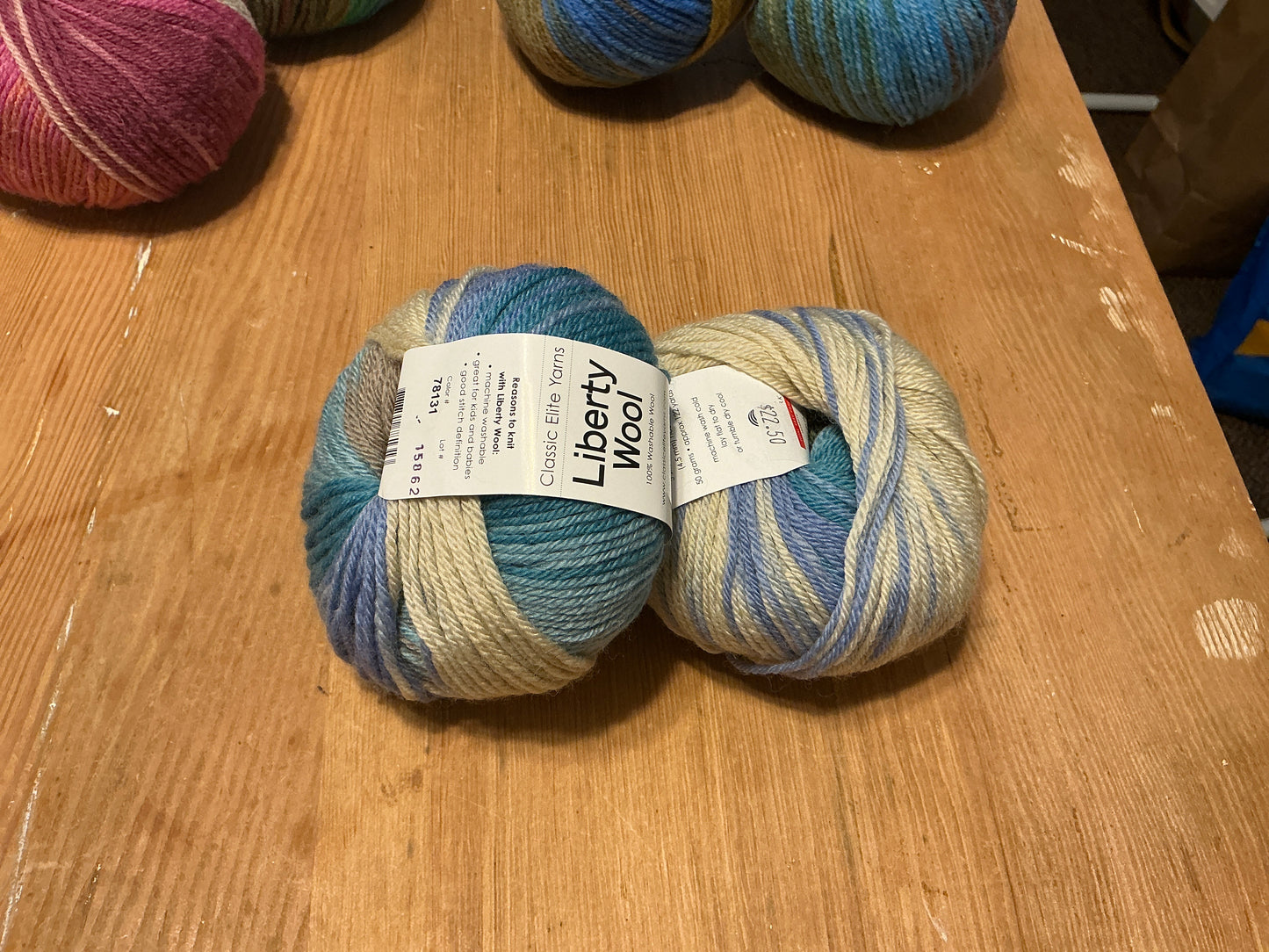 Liberty wool yarn