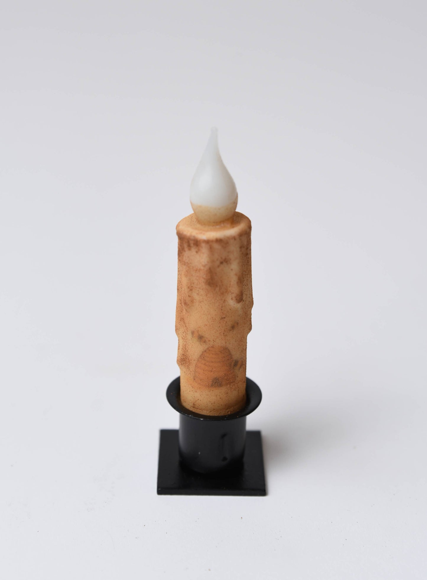 Beehive w/Bee's  LED Timer Taper Candle