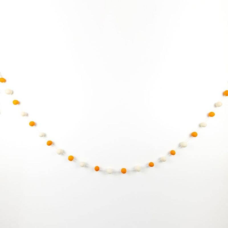 72" felt ball garland, Halloween