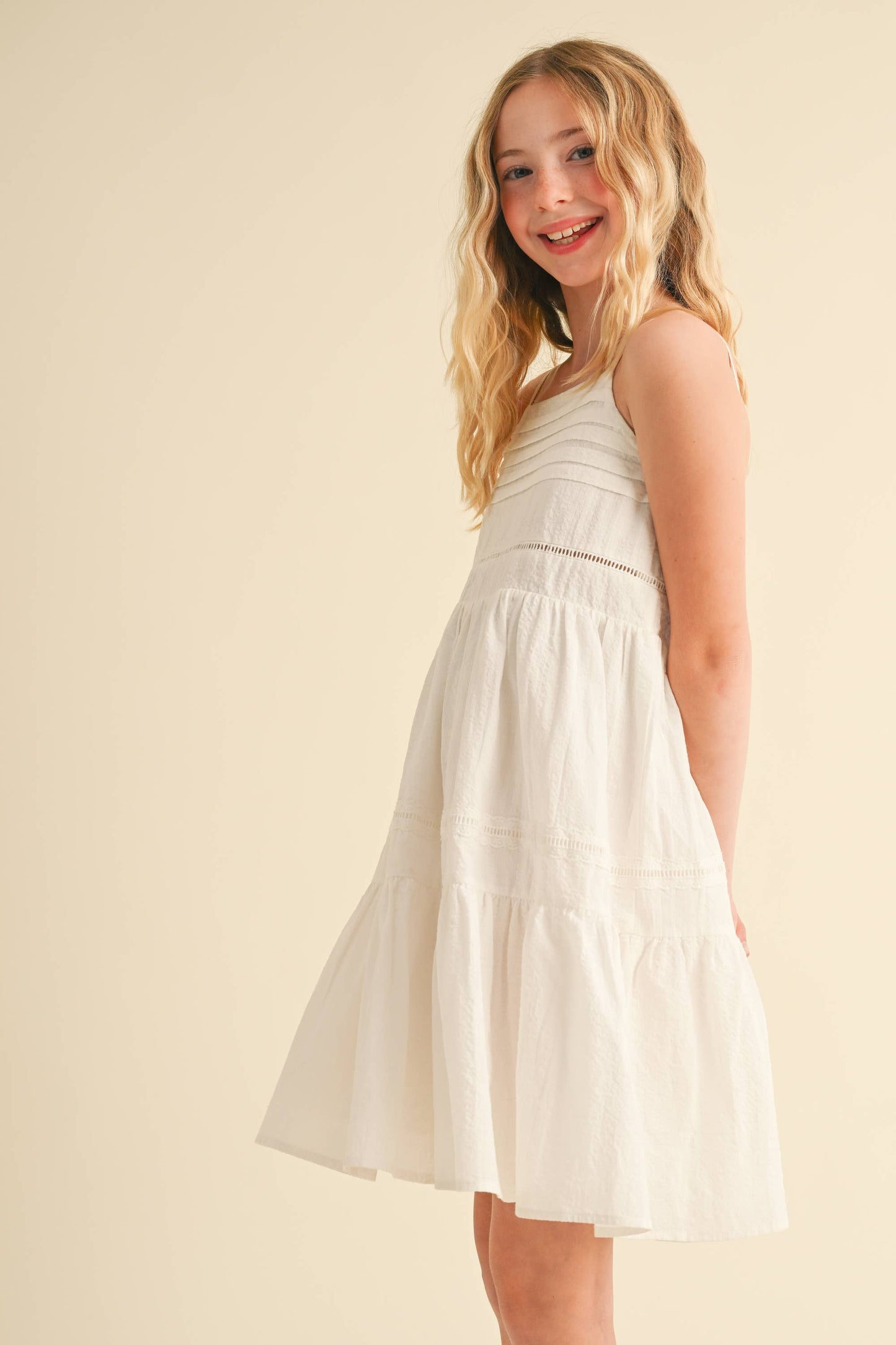 TWEEN KIDS GIRLS SWING MINI DRESS (7-14)