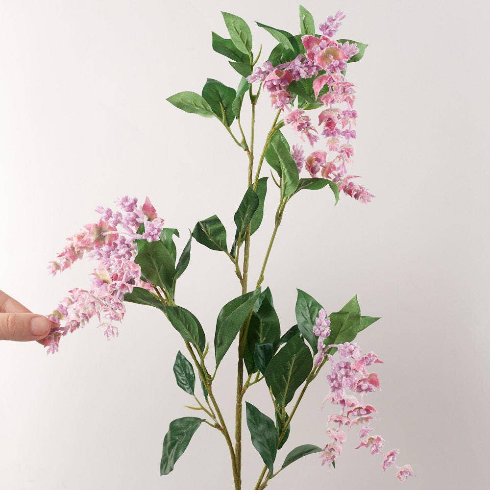 24" Artificial Weeping Wisteria Stem - Select Color