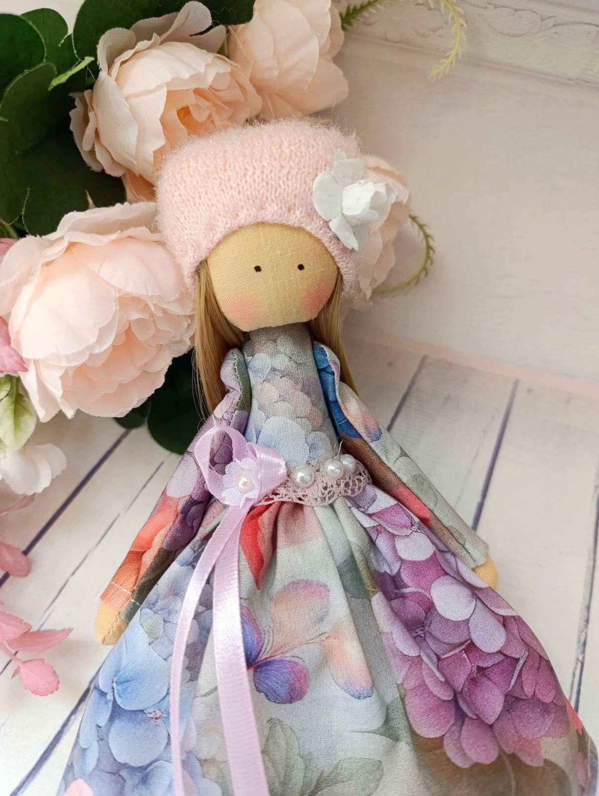 Kaitlyn Doll, Handmade Doll, Cloth Doll, Fabric Doll,
