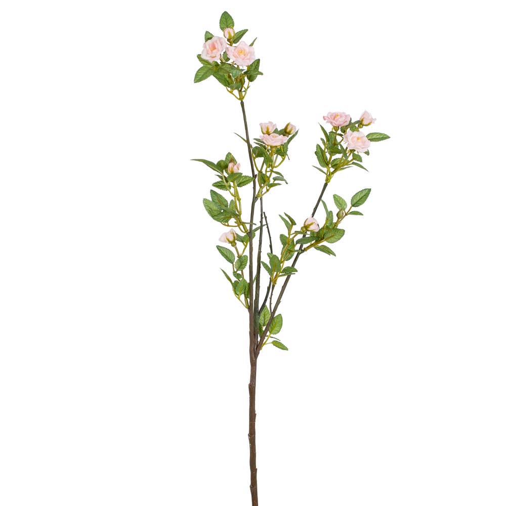 23" Artificial Dwarf  Starina Rose Stem - Select Color