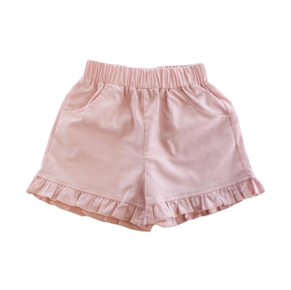 S50 13051-B Ruffle Hems Shorts