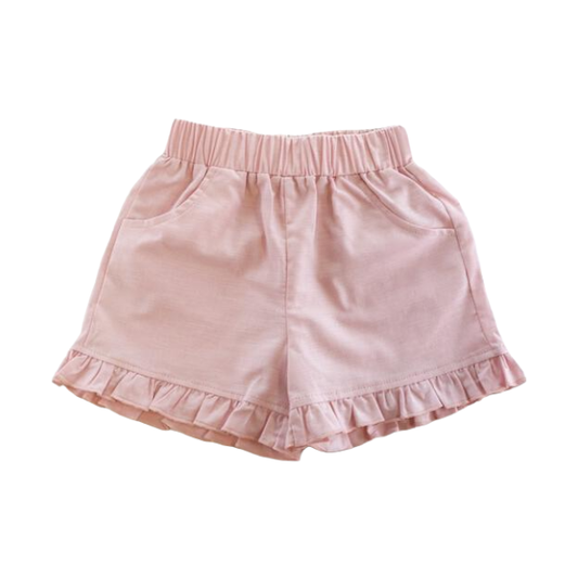 S50 13051-B Ruffle Hems Shorts