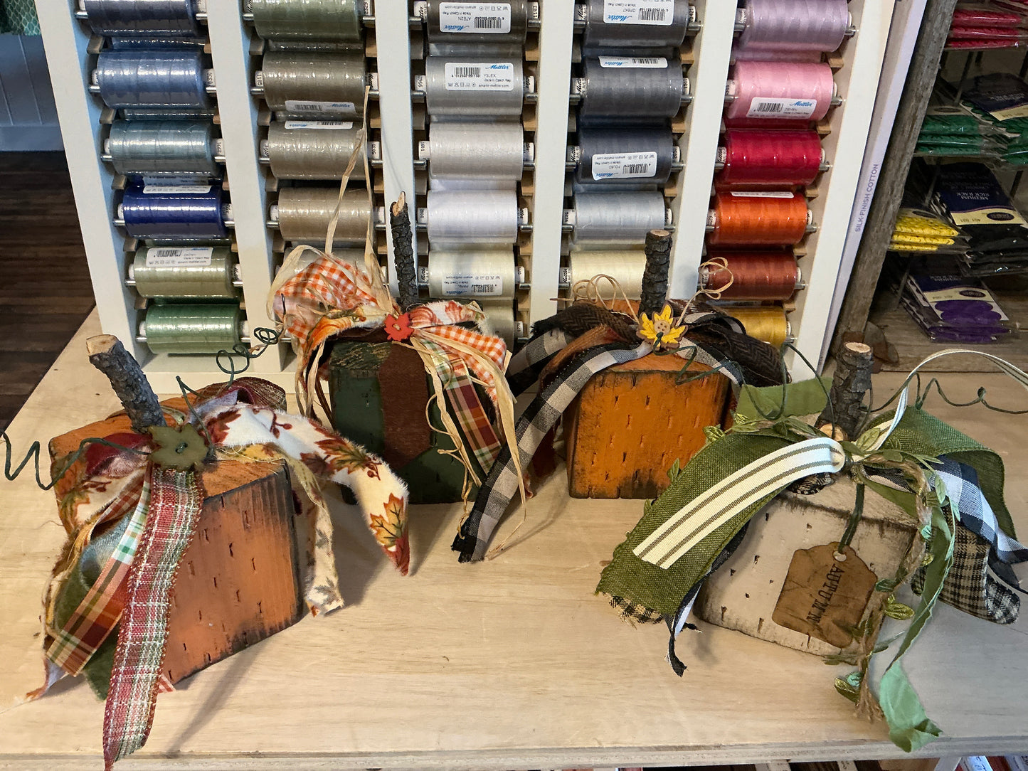 pumpkin blocks small 4”