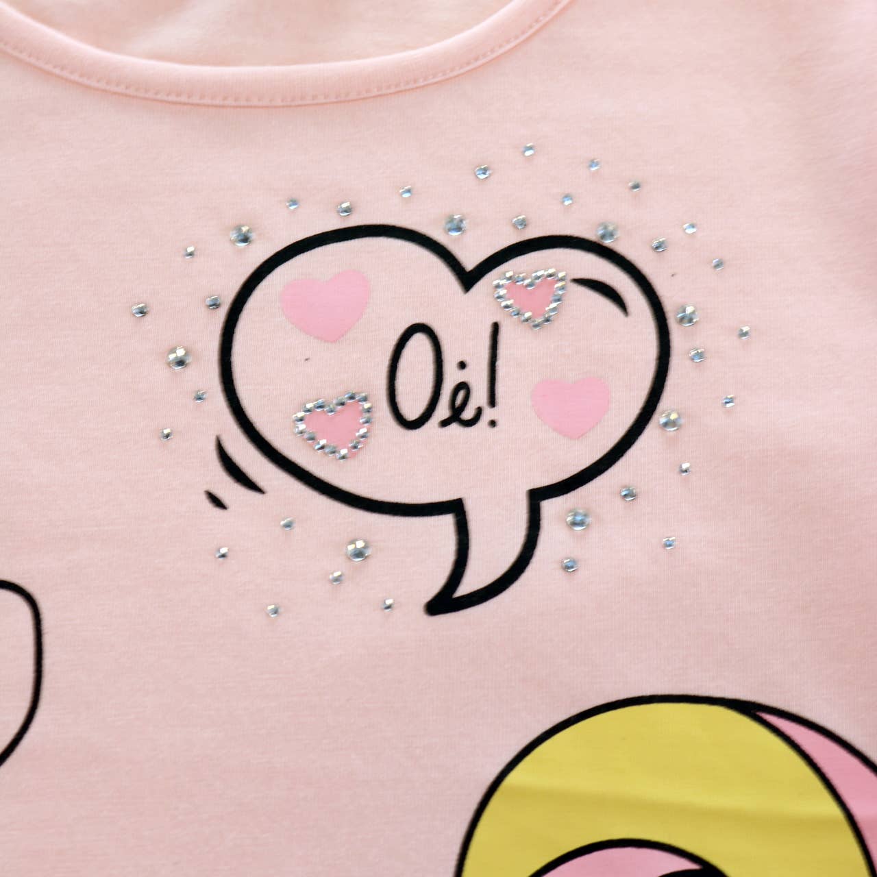S50 13009 Rhinestone Unicorn Tee