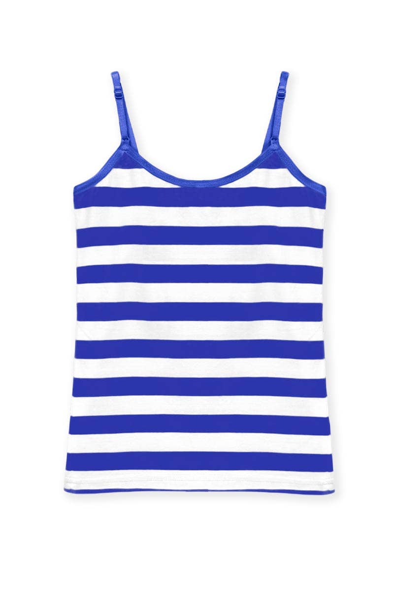 GKT-16057BB Girl's Cami Tank w/ Stripe Print