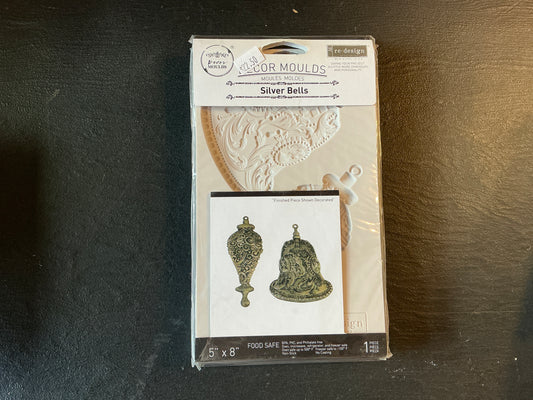 Silver bells decor moulds