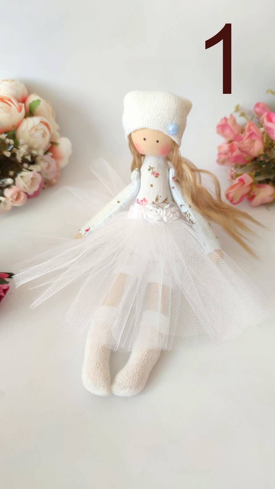 Princess Ballerina Doll, Cotton, Nursery Decor